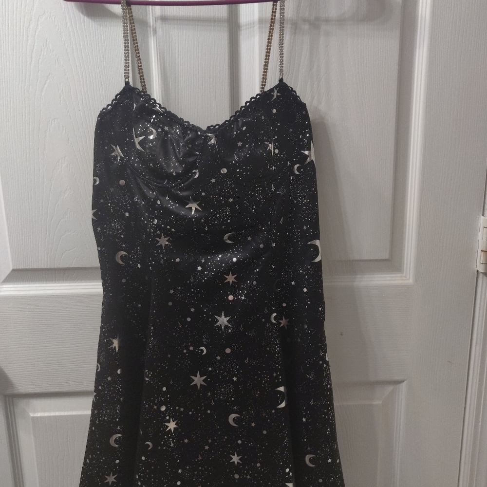 Current mood celestial Zenith Flared Dress